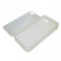 iPhone4 Чехол прозрачный пластиковый, со вставкой под сублимацию арт.415
