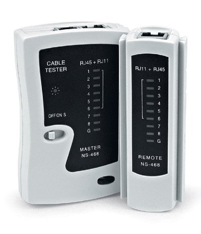 Тестер кабельный N468 (RJ45, RJ11)